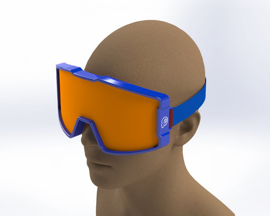 Ski goggle frame