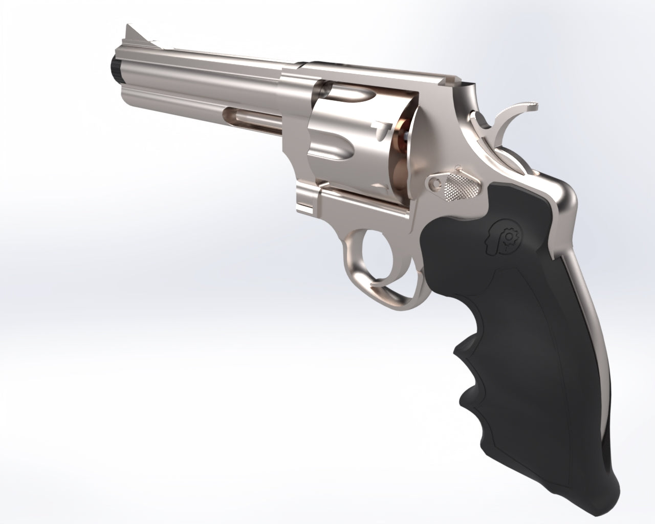 3D Printed S&W revolver